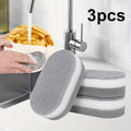 3/5/10/12/20pcs New Oval Kitchen Cleaning Sponge Wipes Cleaning Tools Suitable for Washing Dishes, Chopsticks and Pots Durable Absorbent Reusable Cleaning Cloths