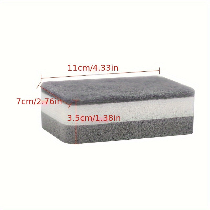15/30pcs of Double-Sided Cleaning Sponges, Highly Absorbent Scrubbing Sponges, Suitable for Kitchen, Dishwashing, And Home Cleaning, Durable And Scratch-Resistant, Rectangular Design, Made of, Versatile Cleaning Tools, Applicable for Bathrooms