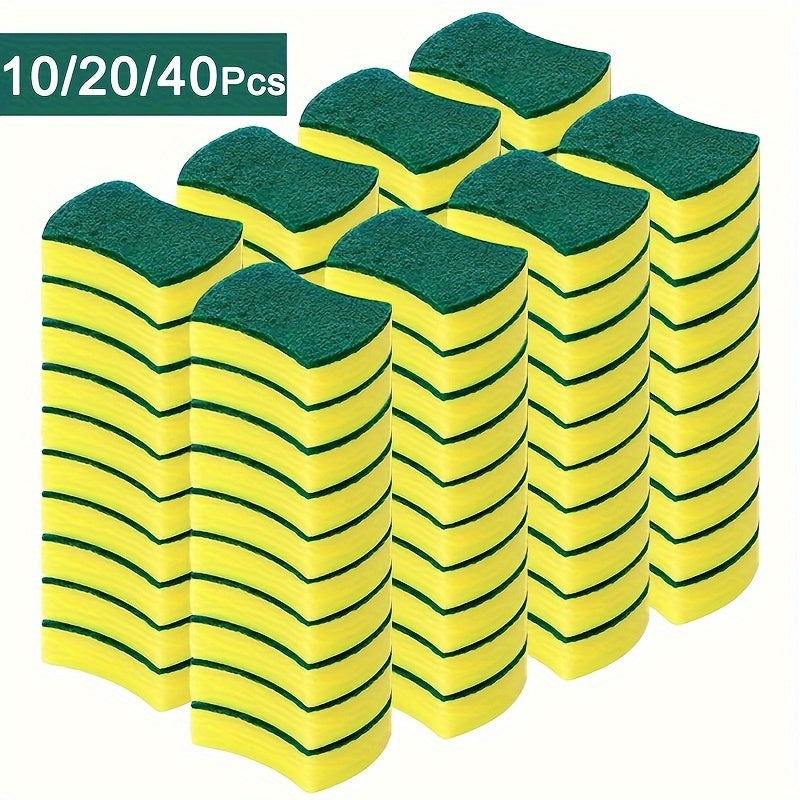 10/20/40Pack Kitchen Cleaning Sponge, Dish Towel, Scouring Pad, Dishware Anti-Scratch Scrubbing Sponge, Halloween gift, Christmas gift