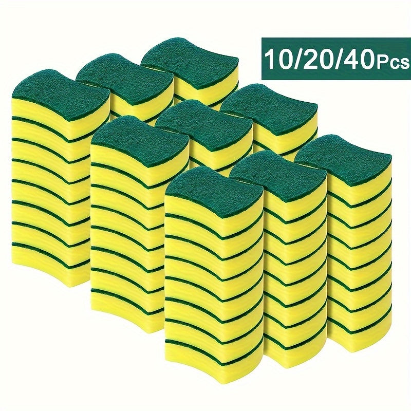 10/20/40Pack Kitchen Cleaning Sponge, Dish Towel, Scouring Pad, Dishware Anti-Scratch Scrubbing Sponge, Halloween gift, Christmas gift