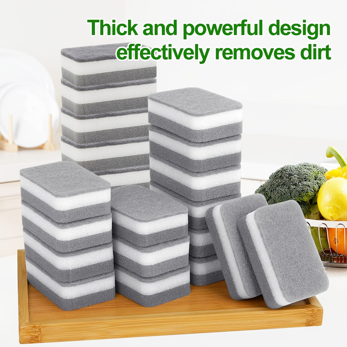 Sponge for washing dishes Sponge for cleaning scrubbing cloth Double-sided cleaning brush Magic wipe kitchen pot brush Pot brush sponge